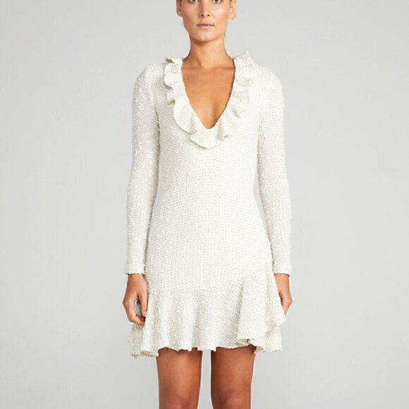 Shona Joy Aimee Frill Collar Body-Con Dress - Picture 2 of 8